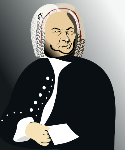 J. S. Bach clipart