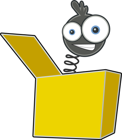 Jack-in-the-box clipart