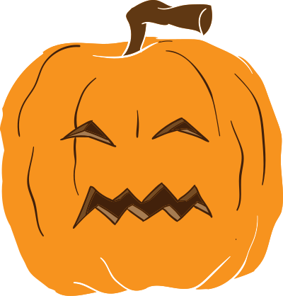 Jack o' lantern 2 clipart