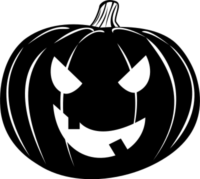 Jack-o'-lantern black clipart
