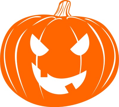 Jack-o'-lantern orange clipart
