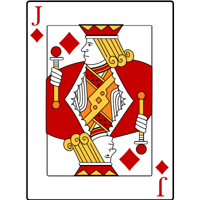 Jack of Diamonds clipart