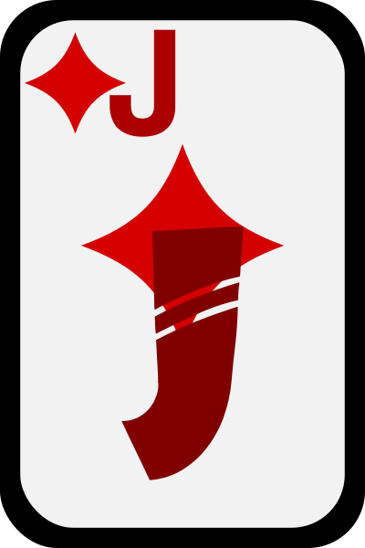 Jack of Diamonds clipart