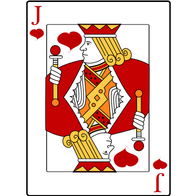 Jack of Hearts clipart