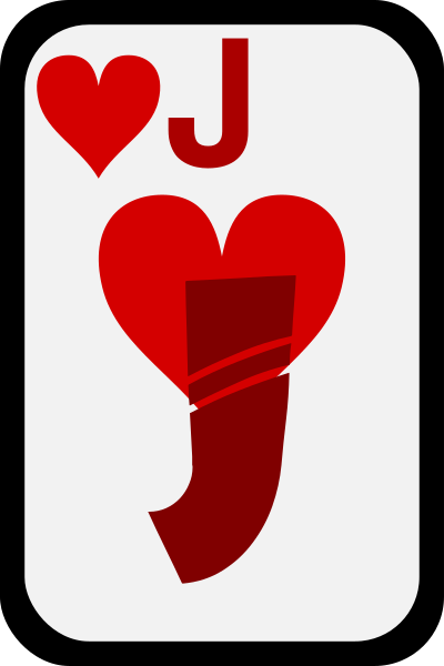 Jack of Hearts clipart