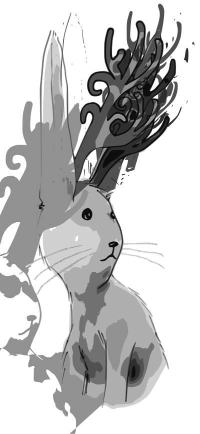 Jackalope clipart
