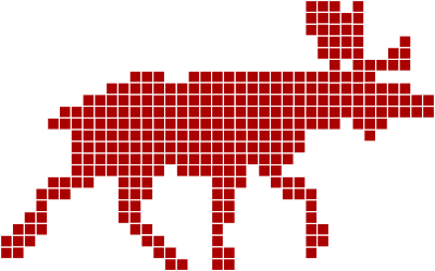 Jacquard or abaciscus elk clipart