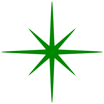 Jade star clipart