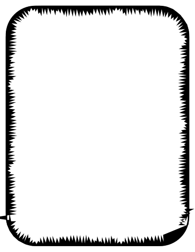 Jagged Border (US size) clipart