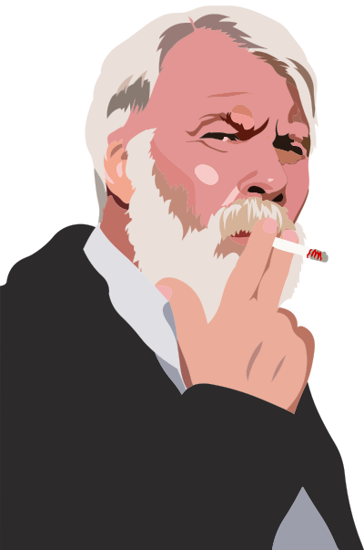 James Coburn Portrait clipart