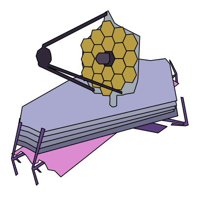 James Webb Space Telescope clipart