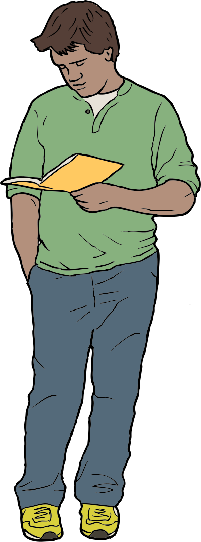 Jamie O'Shea Reading clipart