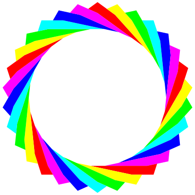 January 13 2013 6 pentagons clipart
