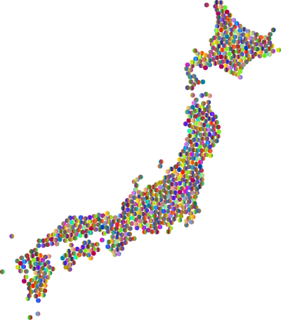 Japan Dots Polyprismatic clipart
