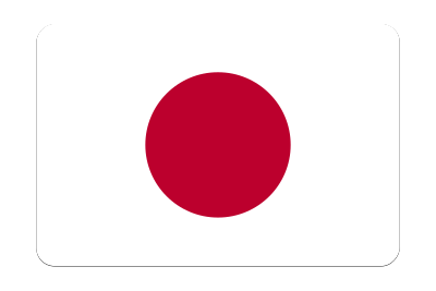 Japan flag (bevelled) clipart