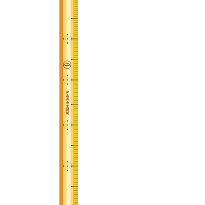 Japanese bamboo ruler clipart