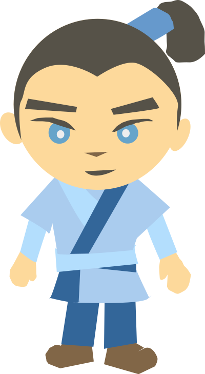 Japanese character clipart