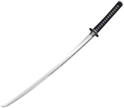 Japanese katana samurai sword clipart