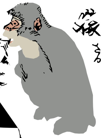 Japanese Macaque clipart
