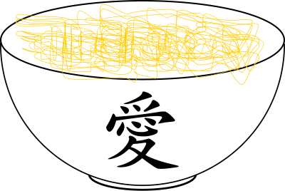 Japanese Noodles of Love clipart