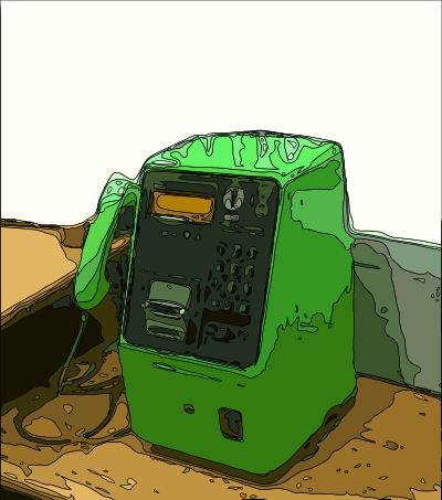 Japanese Pay Phone clipart