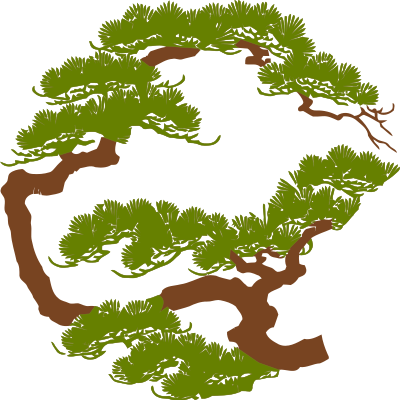 Japanese Pine Symbol clipart