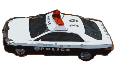 Japanese Police Car clipart