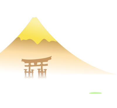 Japanese tea scene clipart