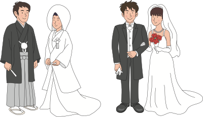 Japanese Wedding clipart