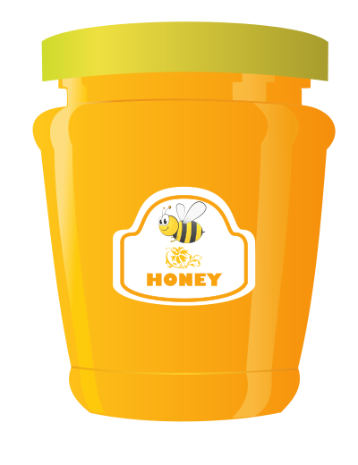 Jar of Honey clipart