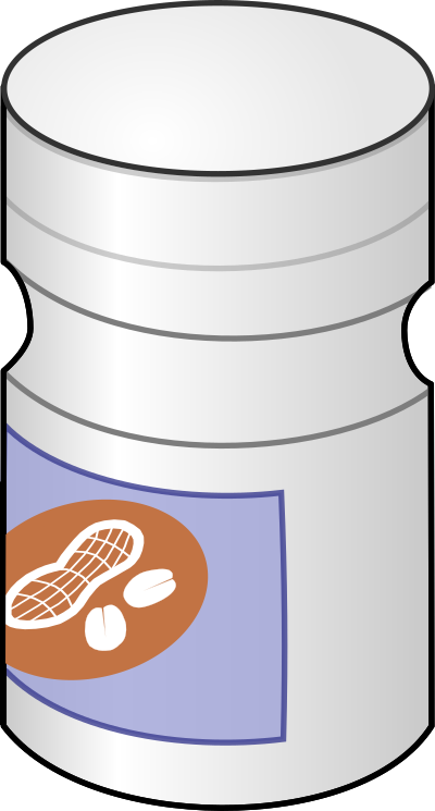Jar of Peanuts - Remix clipart