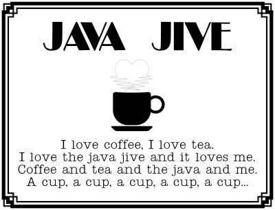 Java Jive clipart