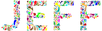 Jeff Typography clipart