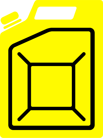 Jerrycan yellow clipart