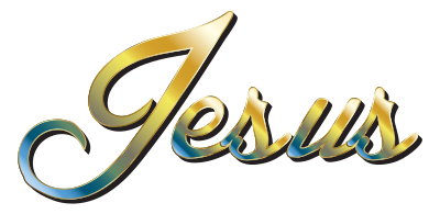 Jesus Chromatic Typography Enhanced clipart