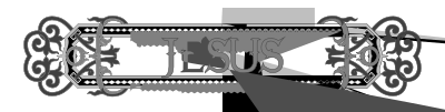 Jesus Nameplate clipart