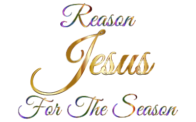 Jesus Reason For The Season Typography Without Background clipart