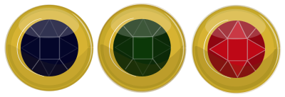 Jewel Button Icons clipart