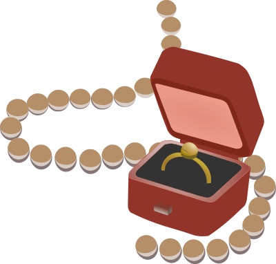 Jewellery box clipart