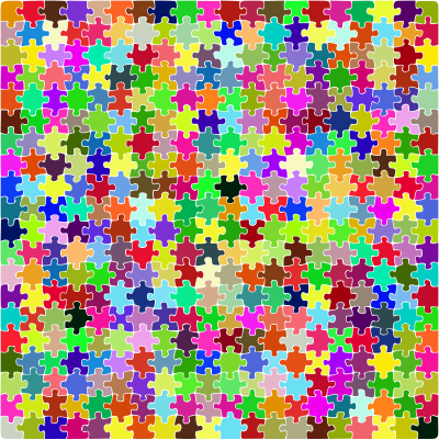 Jigsaw pattern clipart