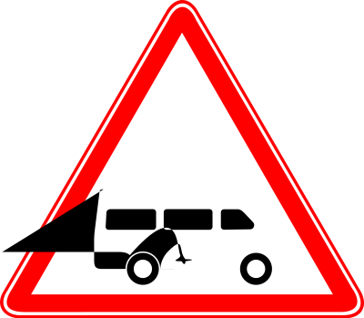 Jitney hazard by Rones clipart