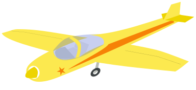 Jodel Plane clipart