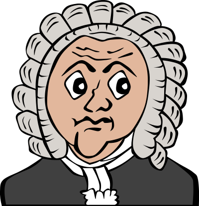 Johann Sebastian Bach clipart