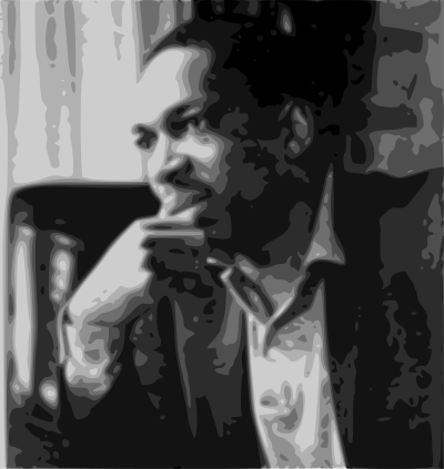 John Coltrane portrait clipart