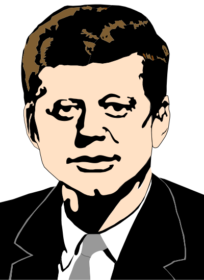 John F Kennedy clipart