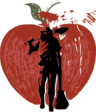 Johnny Appleseed clipart