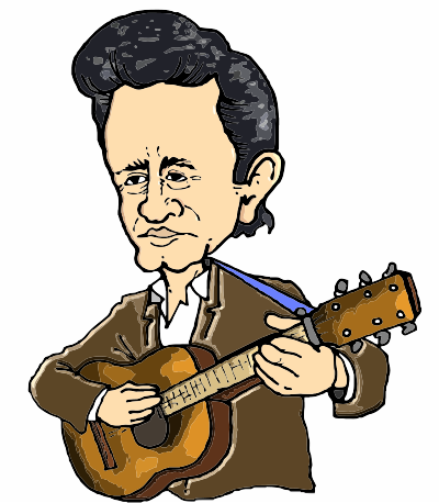 Johnny Cash clipart