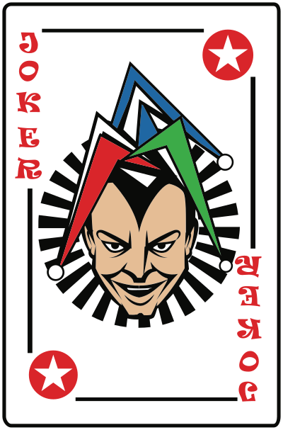 Joker Card clipart