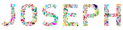 Joseph Typography clipart