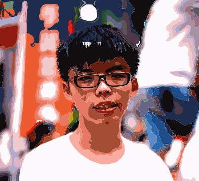 Joshua Wong Stylized clipart